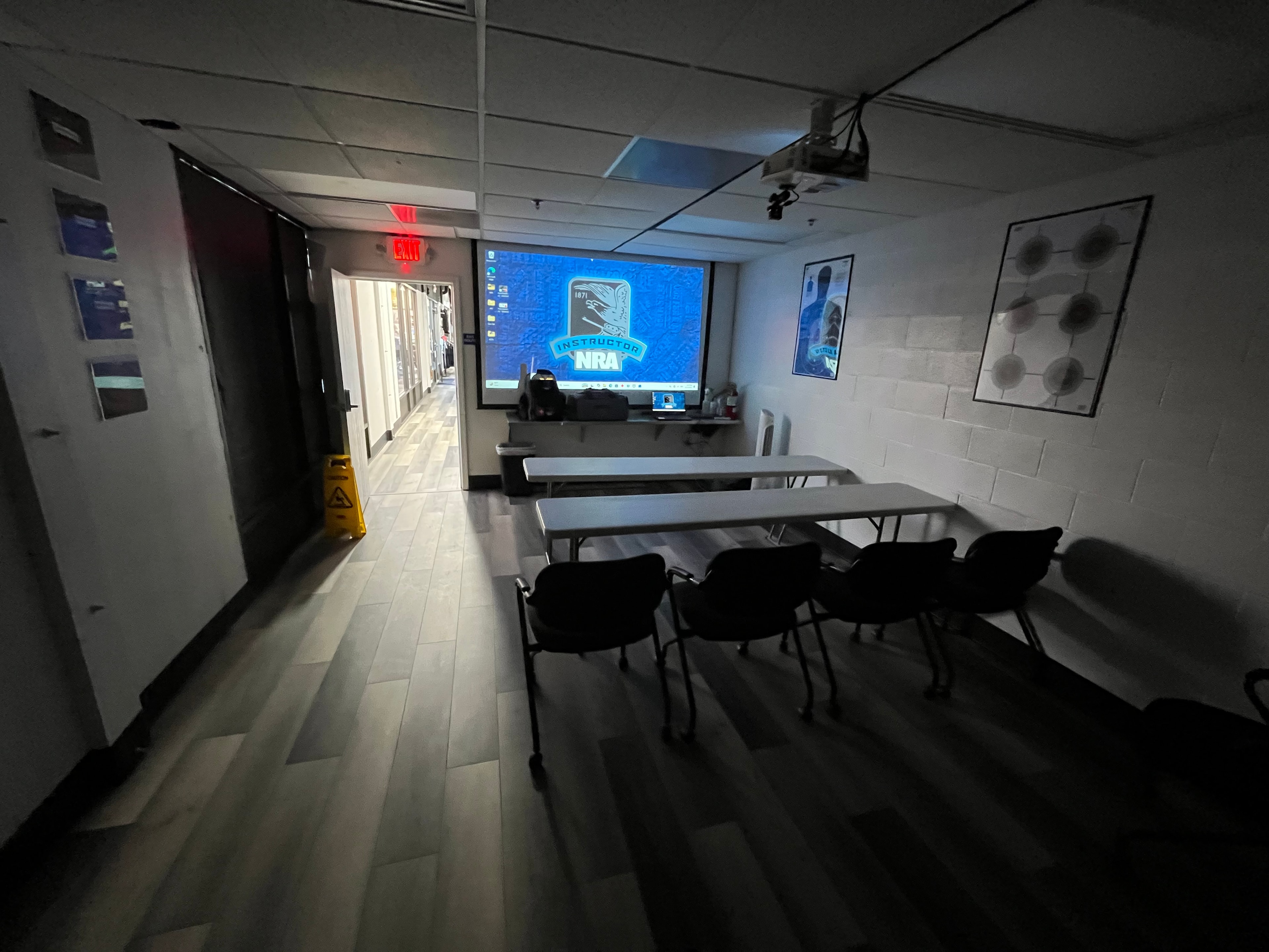 Firearm safety training class